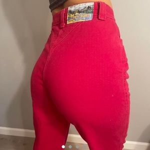 Vintage Red Rockies Size 26/3